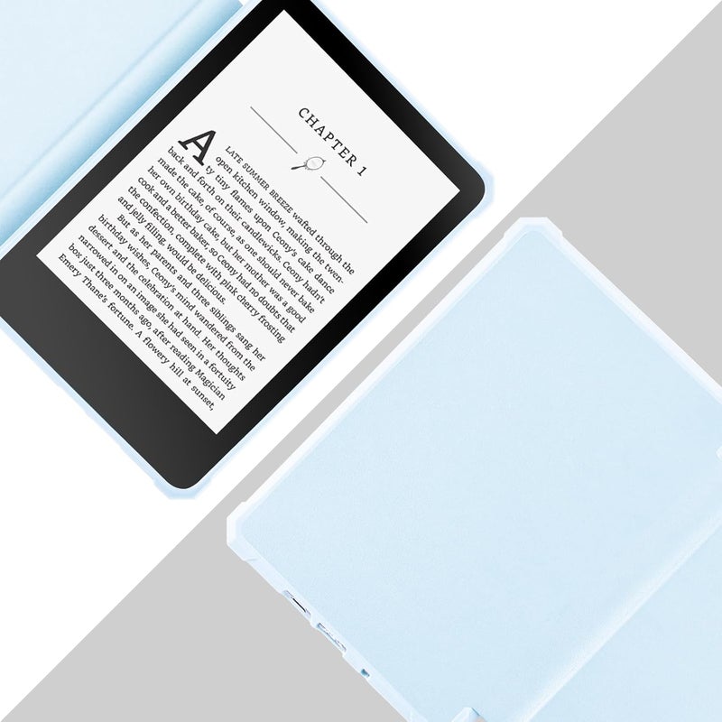 تاييانج Case for 6 All-New Kindle (11th Generation 2024  2022 Release), Lightweight Slim Smart PU Leather Cover for 6 inch Kindle 2024  2022 e-Reader (Not Fit Paperwhite 11th Gen 2021) - Image 3