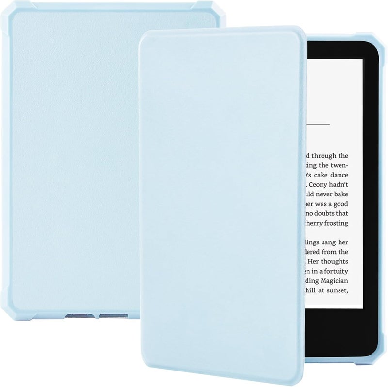 تاييانج Case for 6 All-New Kindle (11th Generation 2024  2022 Release), Lightweight Slim Smart PU Leather Cover for 6 inch Kindle 2024  2022 e-Reader (Not Fit Paperwhite 11th Gen 2021) - Image 1