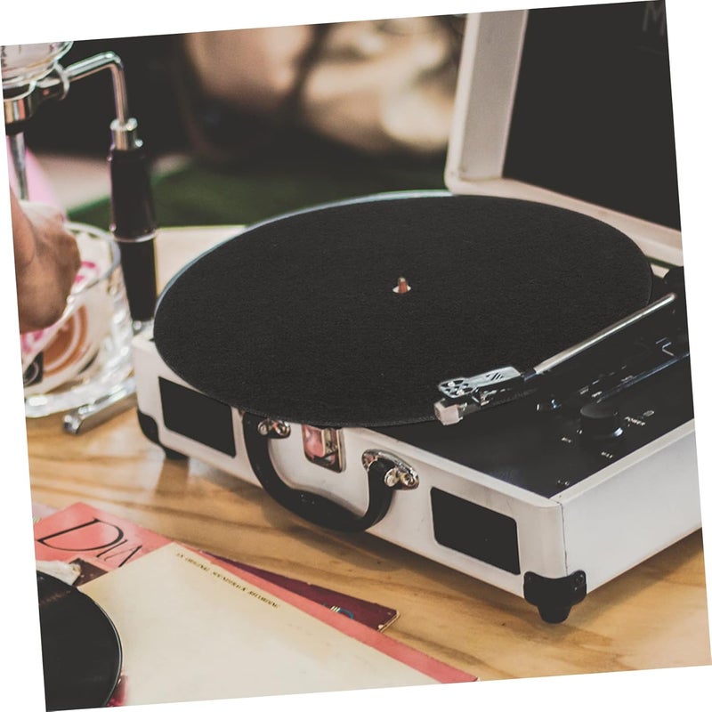 Vinyl Record Mat Thick Felt Turntable Disc for Stability Static Protection Replacement for Record Players Vinyl Discs - Image 5