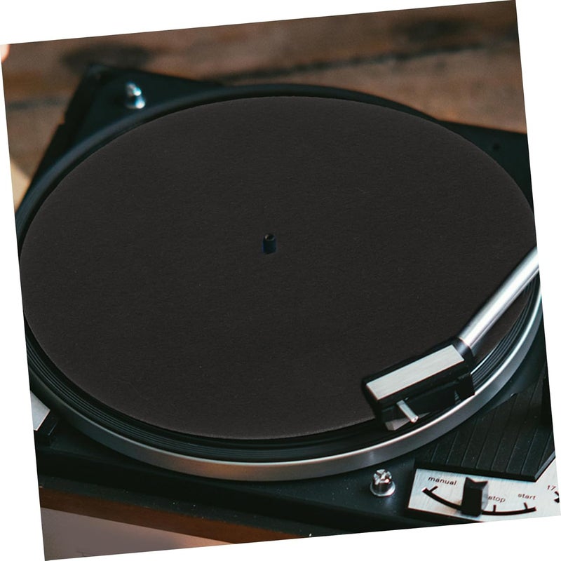 Vinyl Record Mat Thick Felt Turntable Disc for Stability Static Protection Replacement for Record Players Vinyl Discs - Image 4