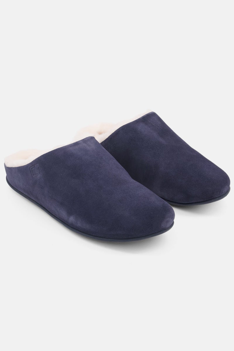 FitFlop Women Chrissie Shearling Slip On Lounge Slippers, navy - Image 1