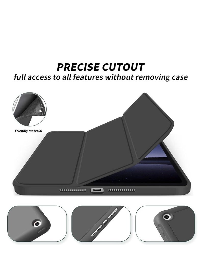 Ultra-thin tri-fold Stand Protective Cover Suitable for Huawei MatePad SE-11（2024）, soft silicone smart flip tablet protective cover, automatic wake-up/sleep - Image 2
