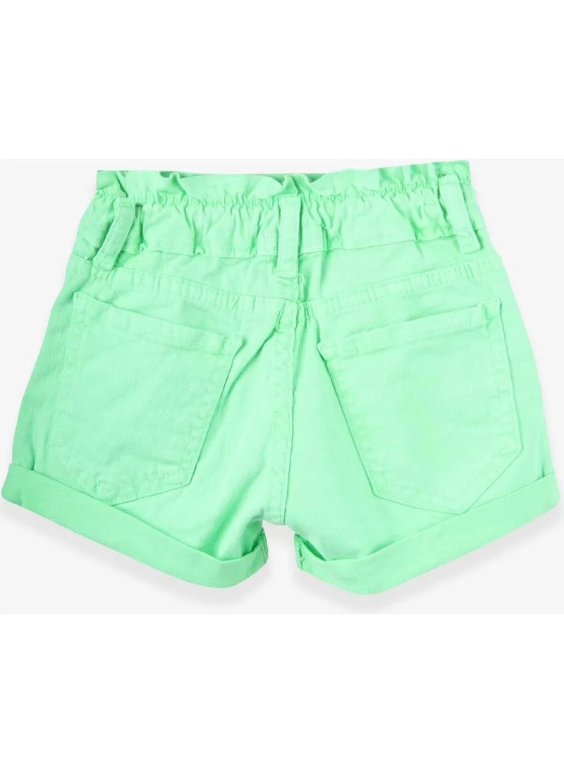 بريز Girls Shorts with Wrist Straps 8-14 Years, Neon Green