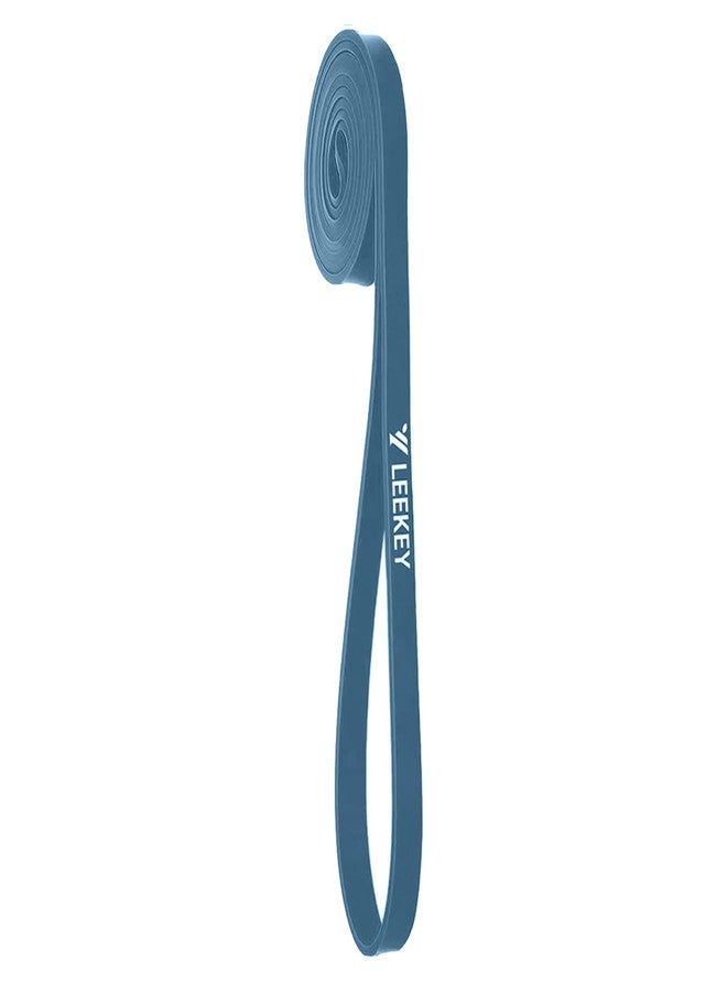 LEEKEY Single Pull Up Assist Band, Resistance Band Powerlifting Band for Body Stretching, Resistance Training (SP-Blue)