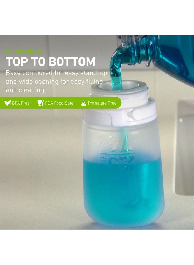 Humangear Gotoob+ (Small) | Refillable Silicone Travel Bottle | Locking Lid | Food-Safe Material | Aqua, Small (1.7 Fl.Oz; 53Ml) - Image 3