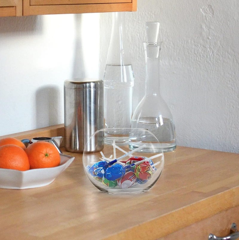 CYS EXCEL Bubble Vase (H-4.5" W-5.5", Approx. 1/4 Gal.) | Multiple Size Choices Fish Bowl | Round Terrarium Vase | Globe Flower Centerpiece - Image 5