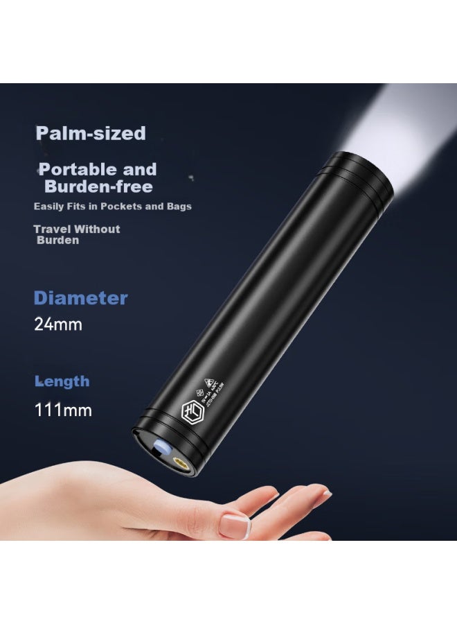 JD.com Jd Jingzao Mini Flashlight High Brightness Three-mode Dimming Aluminum Alloy Portable Outdoor Home Use With Infrared Pen - Image 2
