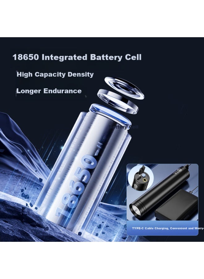 JD.com Jd Jingzao Mini Flashlight High Brightness Three-mode Dimming Aluminum Alloy Portable Outdoor Home Use With Infrared Pen - Image 4