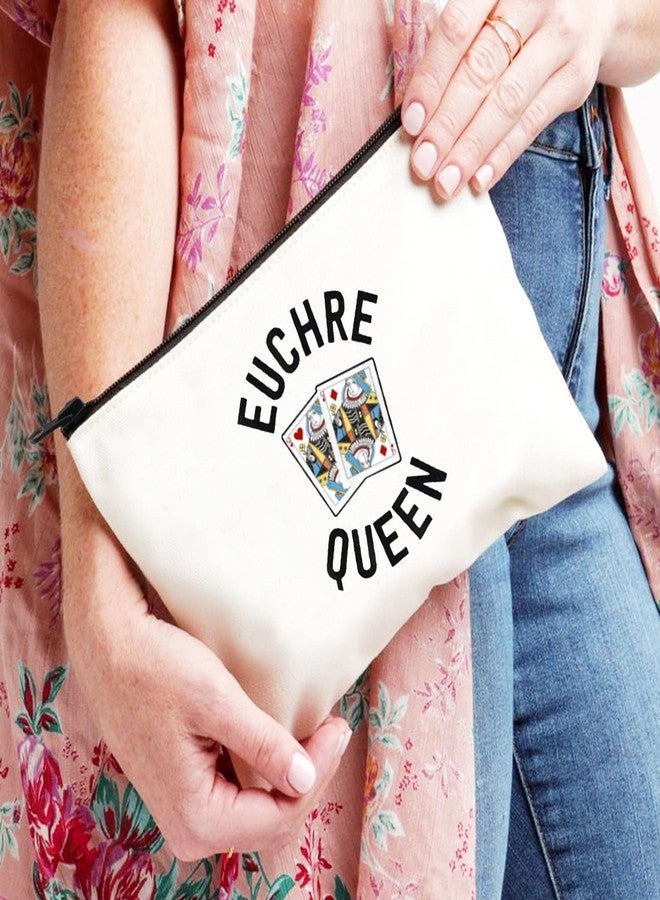 XYANFA Euchre Queen Funny Euchre Makeup Bag Euchre Player Gift Euchre Game Gift for Grandma (EUCHRE QUEEN) - Image 5