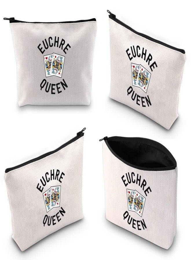 XYANFA Euchre Queen Funny Euchre Makeup Bag Euchre Player Gift Euchre Game Gift for Grandma (EUCHRE QUEEN) - Image 3