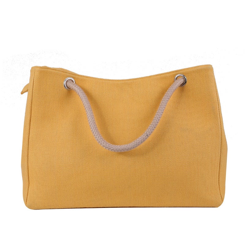 New Style Portable Student Canvas Bag for Extra Classes, Artistic Girl, Office Worker, Simple Large Women''s Bag, Linen Casual Tote Bag - Image 4