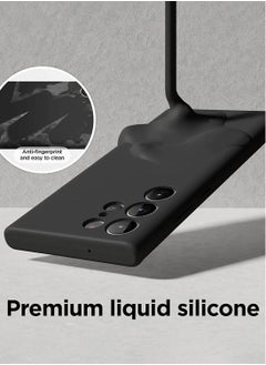 Elago Silicone for Samsung Galaxy S23 Ultra Case Cover - Black  - Image 3