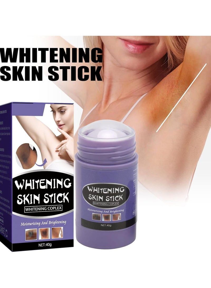 Eelhoe Body Whitening Skin Stick Brightens Melanin Inner Thighs Lightens Intimate Area Improves Dull Skin Underarm Whitening Stick 40g - Image 3