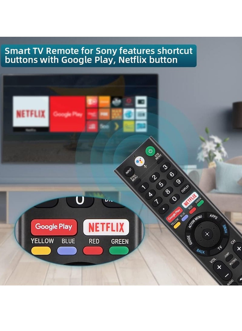 ELTRAZONE RMF-TX310U Voice Micphone Replacement Remote Control Applicable for Sony Smart Bravia TV and Sony Smart Bravia Android TVs, Sony 4K UHD Crystal HDR TV, Sony OLED Ultra HDTV, XBR KDL Series TV1 with battery - Image 4