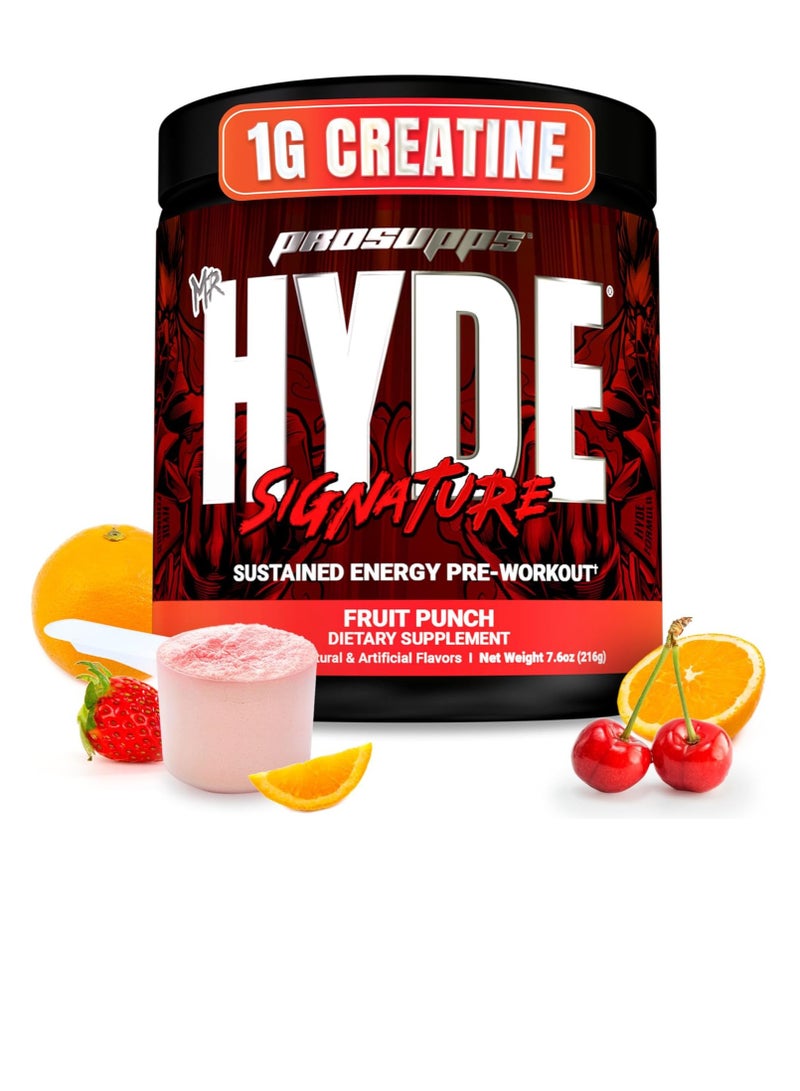 ProSupps PS Hyde Signature Pre-Workout 30 Serving Fruit Punch - Image 1