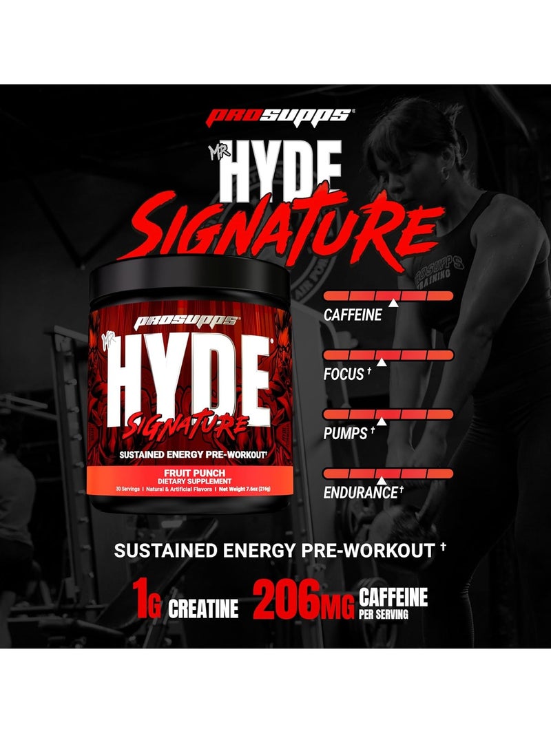 ProSupps PS Hyde Signature Pre-Workout 30 Serving Fruit Punch - Image 2