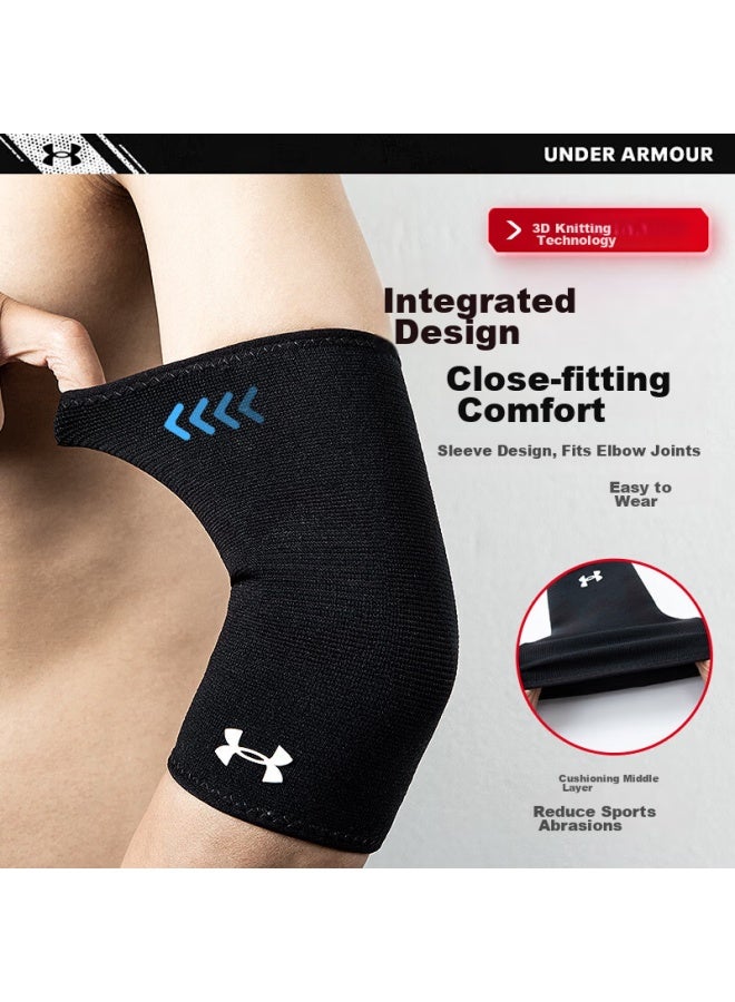 UNDER ARMOUR حماية الكوع للرجال والنساء من أندر أرمور، معدات رياضية واقية للكوع، حارس كوع بحجم L، تنس كرة السلة والبادمنتون، ضغط تنفسي، حماية رياضية للذراعين. - Image 5