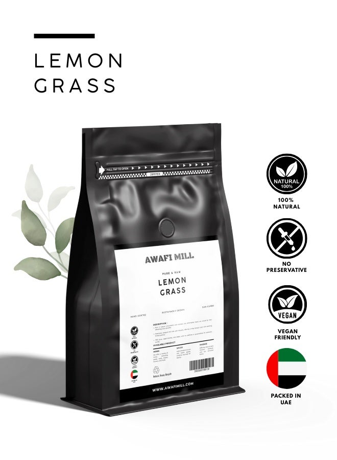 AWAFI MILL Herbal Lemongrass Leaves for Infused Tea - 500 g | 17.6 Oz - Image 2