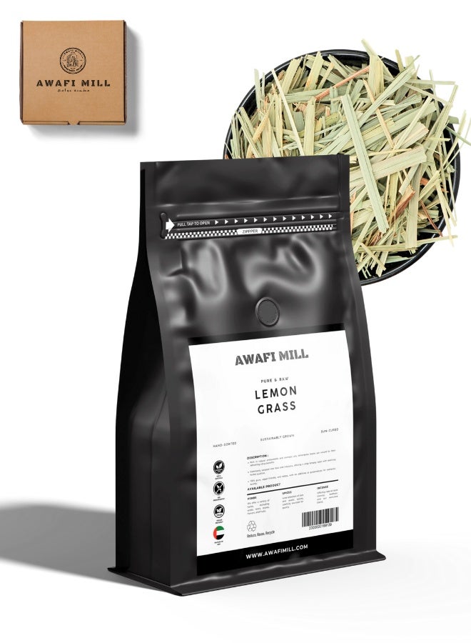 AWAFI MILL Herbal Lemongrass Leaves for Infused Tea - 500 g | 17.6 Oz - Image 1