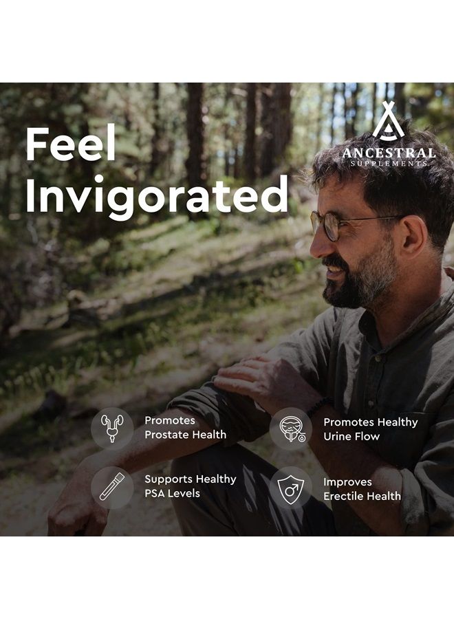 Ancestral Supplements Grass Fed Beef Prostate Supplements for Men with Liver, 3000mg, Prostate Health Support Promotes Men's Health, Non-GMO, 180 Capsules - Image 3