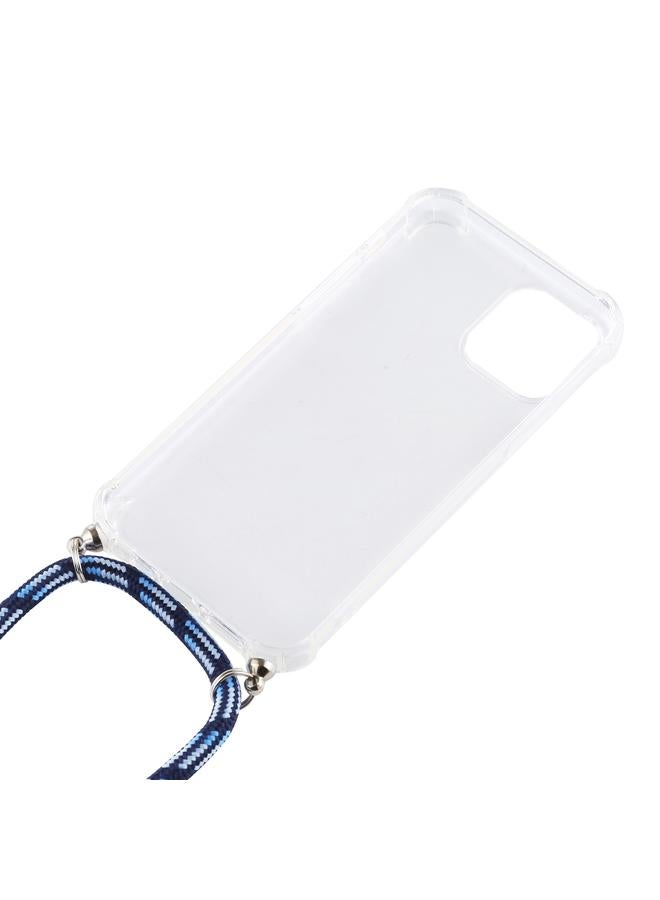Zaboon Case For iPhone 12 mini Four-Corner Shockproof Transparent TPU Case with Lanyard - Image 5