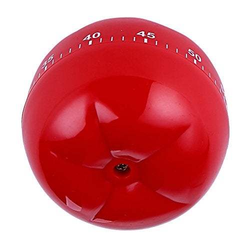 LRZCGB Tomato Mechanical Kitchen Timer,60 Minutes Vegetable Cartoon Timer Ringing Alarm (Tomato) - Image 2