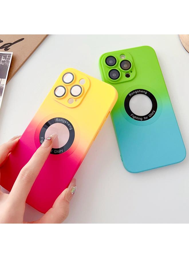 S-TOP Case For iPhone 11 Pro Two-color Gradient MagSafe TPU Phone Case - Image 3