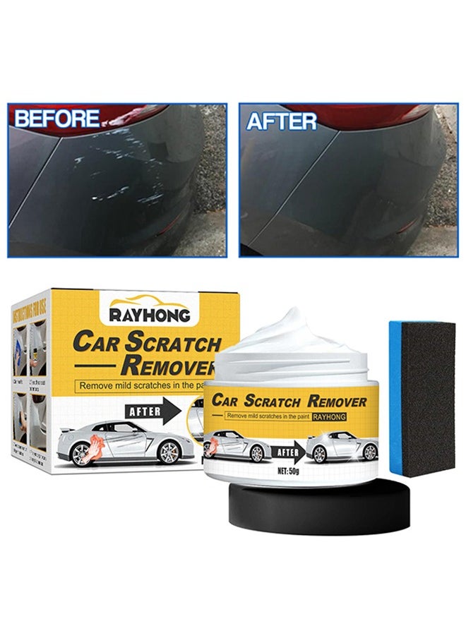 RAYHONG Car Scratch Remover, Car Scratch Eliminator Cleaner,  Cream, Scratch Hiding Agent, Car Scratch Remover, Dirt Remover, Scratch Repair Wack, Car Coating Agent, Auto Repair Cream, Car Scratch Removal 50g  - Image 1