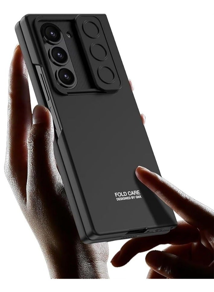 عام حافظة لجهاز Samsung Galaxy Z Fold 6، قشرة صلبة من PC + واقي شاشة، حماية شاملة، مقاومة للسقوط، حافظة هاتف لجهاز Samsung Galaxy Z Fold 6 - Image 4