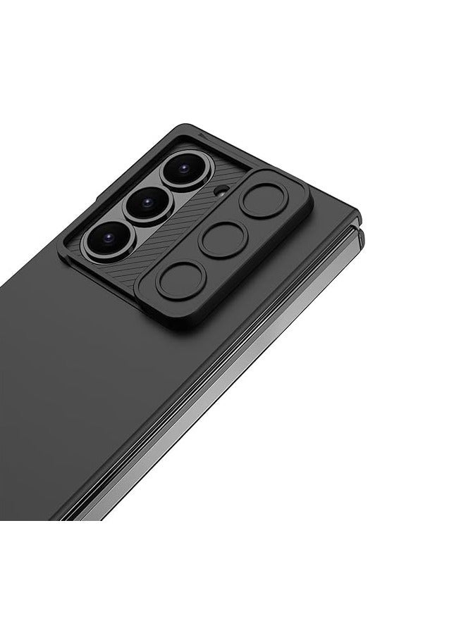 عام حافظة لجهاز Samsung Galaxy Z Fold 6، قشرة صلبة من PC + واقي شاشة، حماية شاملة، مقاومة للسقوط، حافظة هاتف لجهاز Samsung Galaxy Z Fold 6 - Image 3