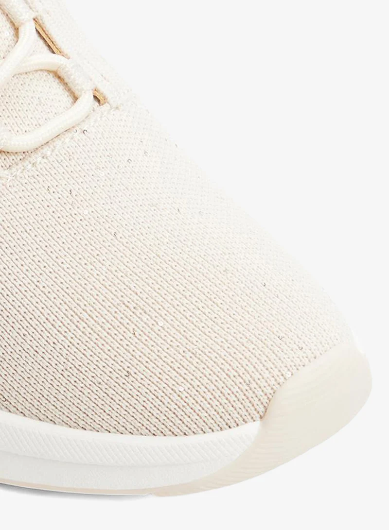Aldo  Iboni Ladies White Wedge Sneakers for Women | Best Price UAE
