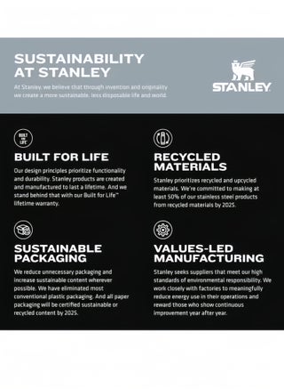 Stanley Stanley Stainless Steel Tumbler - Vacuum Insulated Water Bottle for Home, Office or Car Reusable Cup with Straw Leak Resistant Flip Cold for, 30oz - view 2