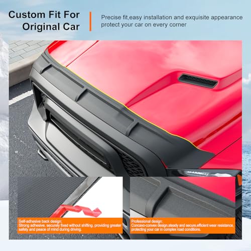 powoq Hood Deflector Compatible with 20092018 Dodge RAM 1500 Deflector TPE Shield Hood Protector Replacement for 2009 2010 2011 2012 2013 2014 2015 2016 2017 2018 Dodge RAM 1500 Accessories - Image 3