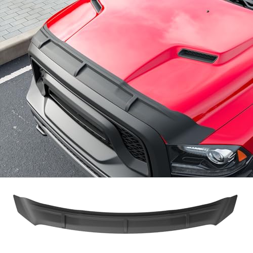 powoq Hood Deflector Compatible with 20092018 Dodge RAM 1500 Deflector TPE Shield Hood Protector Replacement for 2009 2010 2011 2012 2013 2014 2015 2016 2017 2018 Dodge RAM 1500 Accessories - Image 1
