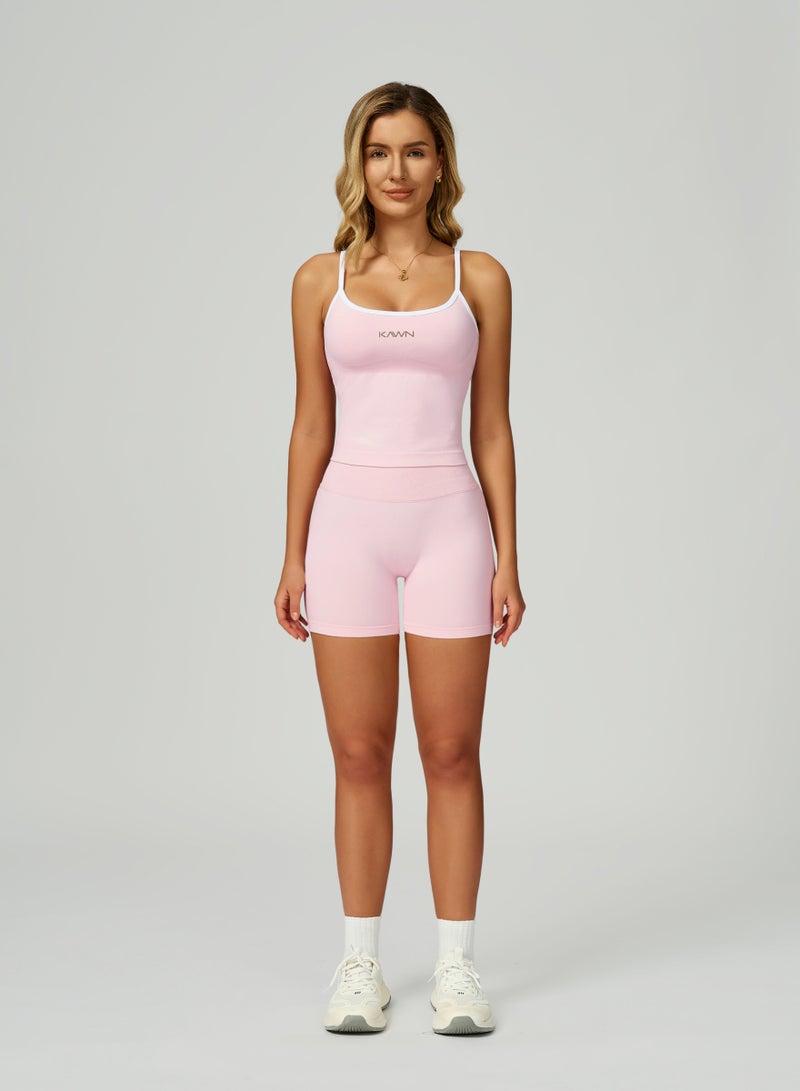 كون.يوغا بلوزة كامي نسائية بياقة مربعة - Image 1