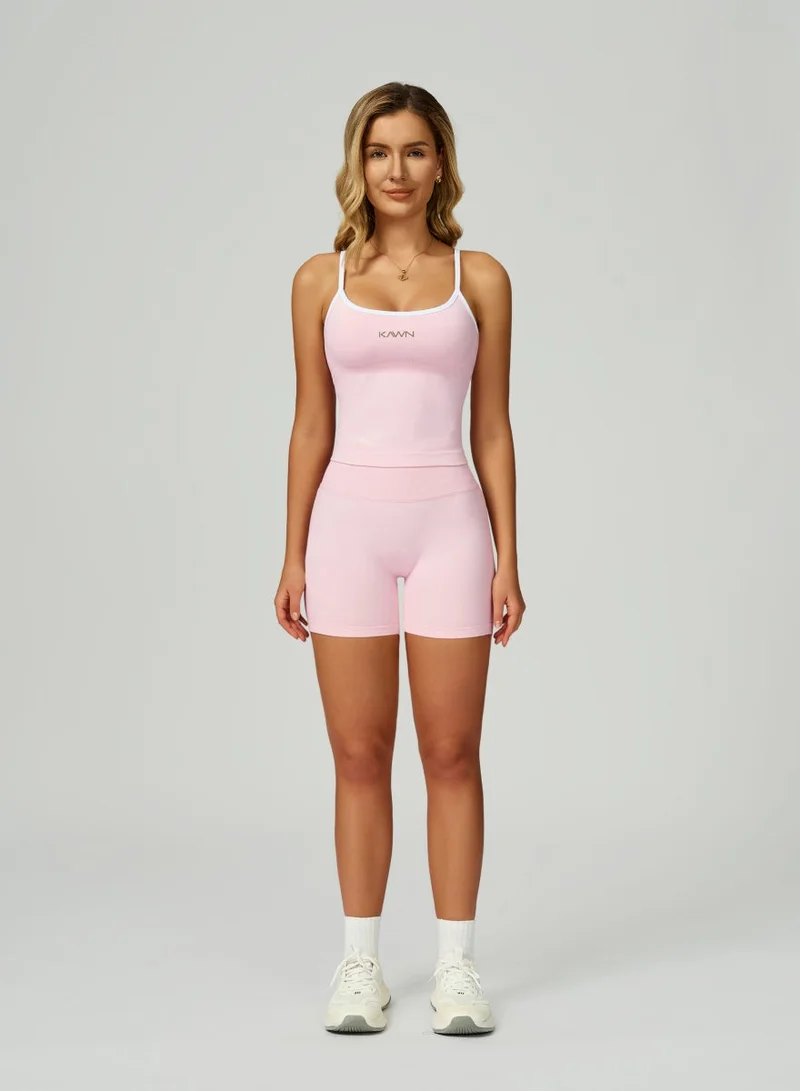 Kawn.yoga Carousel Pink Womens Square Neckline Cami Top for Women | Best Price UAE