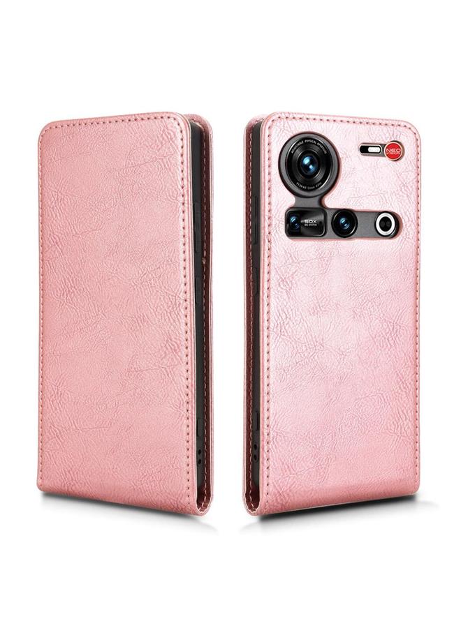 erorex Case For ZTE Nubia Z70 Ultra Magnetic Vertical Flip Leather Phone Case - Image 2