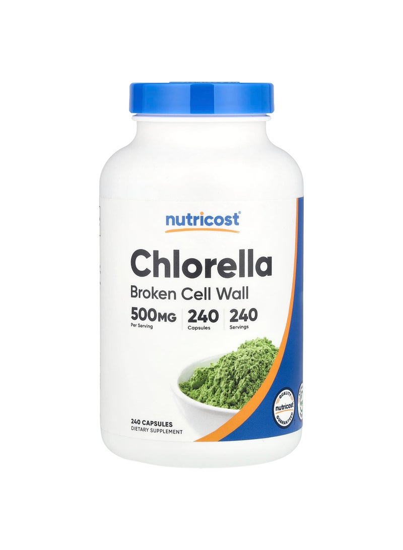 Chlorella, 500 mg, 240 Capsules