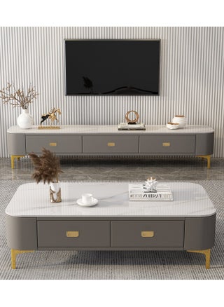 Light Luxury Glass Tea Table Simple Small Family Living Room Modern Square Storage Tea Table Soft Bag TV Cabinet Combination - pzsku/Z00A2E6ED0259DD088BC4Z/45/_/1719630247/4e1dd6c4-f079-4d41-aa20-13c771fd18aa