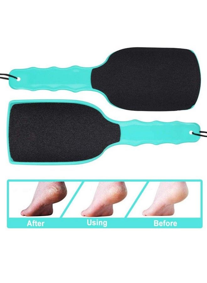 VITALOGY - Callus Remover For Feet ; Foot Scrubber For Dead Skin Remover ; Curved Foot File Removes Hard Skin Leaves Feet Smooth ; Pedicure Tools Foot Scraper Rasp (Green) - Image 1