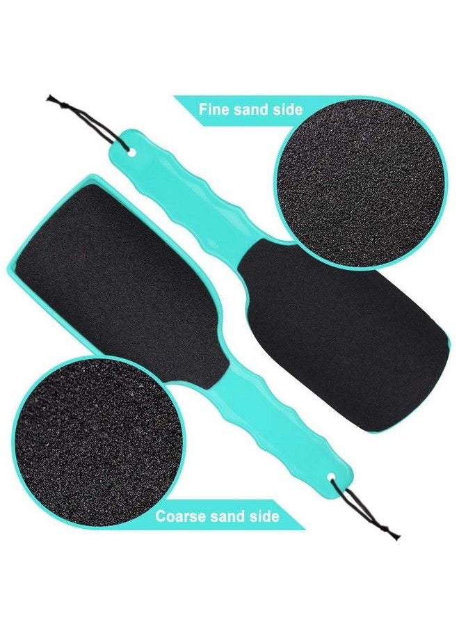 VITALOGY - Callus Remover For Feet ; Foot Scrubber For Dead Skin Remover ; Curved Foot File Removes Hard Skin Leaves Feet Smooth ; Pedicure Tools Foot Scraper Rasp (Green) - Image 1