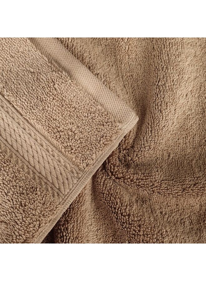 Superior Madison TS Set, Bath Towel 2-Pack, Latte, 2 Count - Image 4