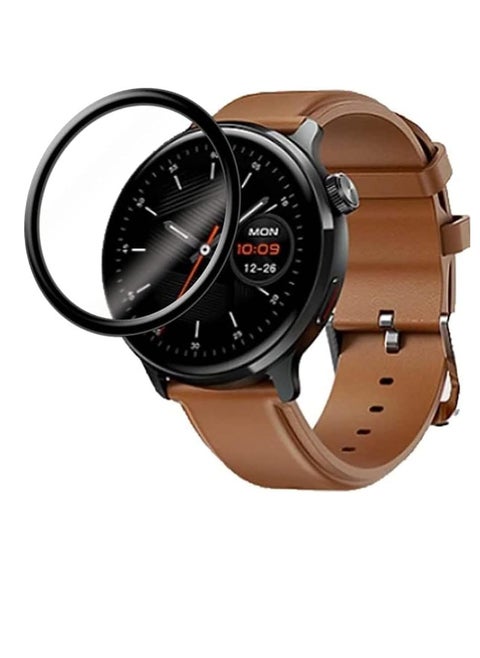 Screen Protector For Huawei Watch GT5 Pro 46mm, 3D Curved Soft Edge Protective Film [Bubble Free] [ Shatterproof] [High Sensitive] (Not Glass) Screen For GT 5 Pro 46mm