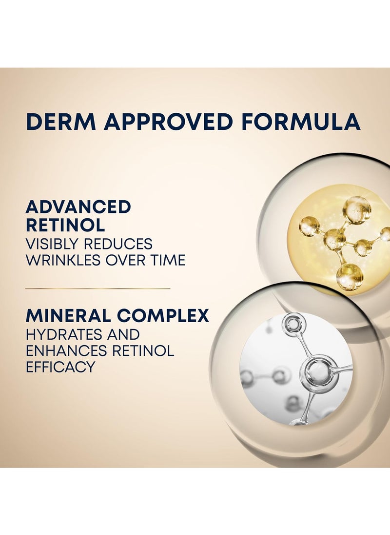 RoC - Retinol Correxion Deep Wrinkle Retinol Face Serum with Ascorbic Acid, Daily Anti-Aging Skin Care Treatment for Fine Lines, Dark Spots, Acne Scars, 1 Ounce - Image 1