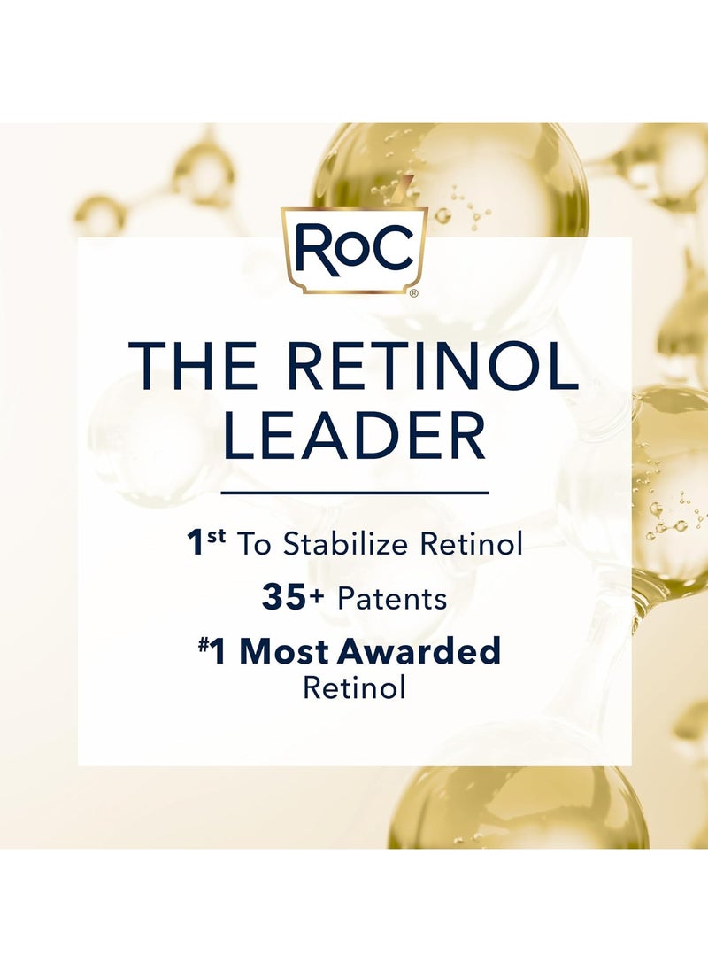 RoC - Retinol Correxion Deep Wrinkle Retinol Face Serum with Ascorbic Acid, Daily Anti-Aging Skin Care Treatment for Fine Lines, Dark Spots, Acne Scars, 1 Ounce - Image 1