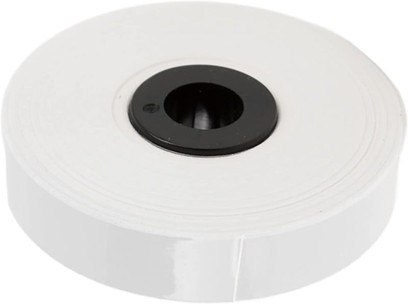 Label Maker Tape Replacement, Waterproof Clear Printing, 16m Long 12mm Wide - Durable PET Material, Scratch, Ideal for Cable and Switch Identification (White) - Image 1
