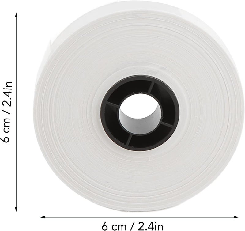Label Maker Tape Replacement, Waterproof Clear Printing, 16m Long 12mm Wide - Durable PET Material, Scratch, Ideal for Cable and Switch Identification (White) - Image 5