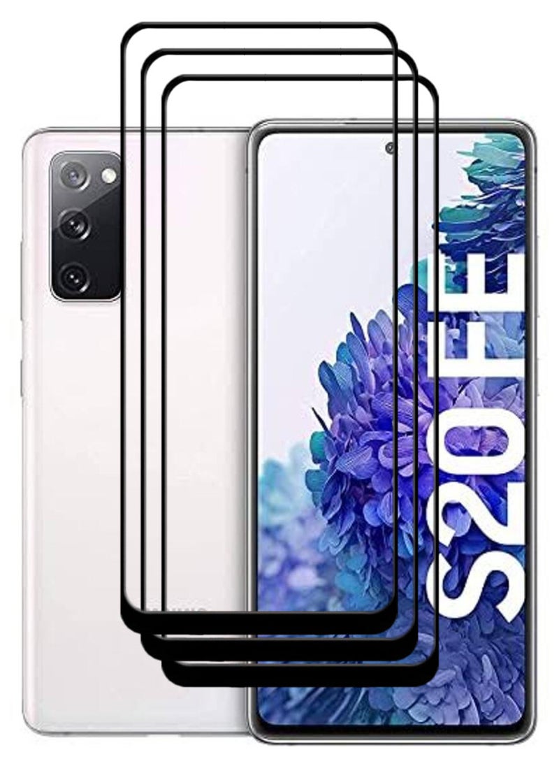 ACLIX 3 Pieces Antistatic ESD Dustproof Premium Quality High Definition Tempered Glass Screen Protector Designed For Samsung Galaxy S20 FE - Image 1