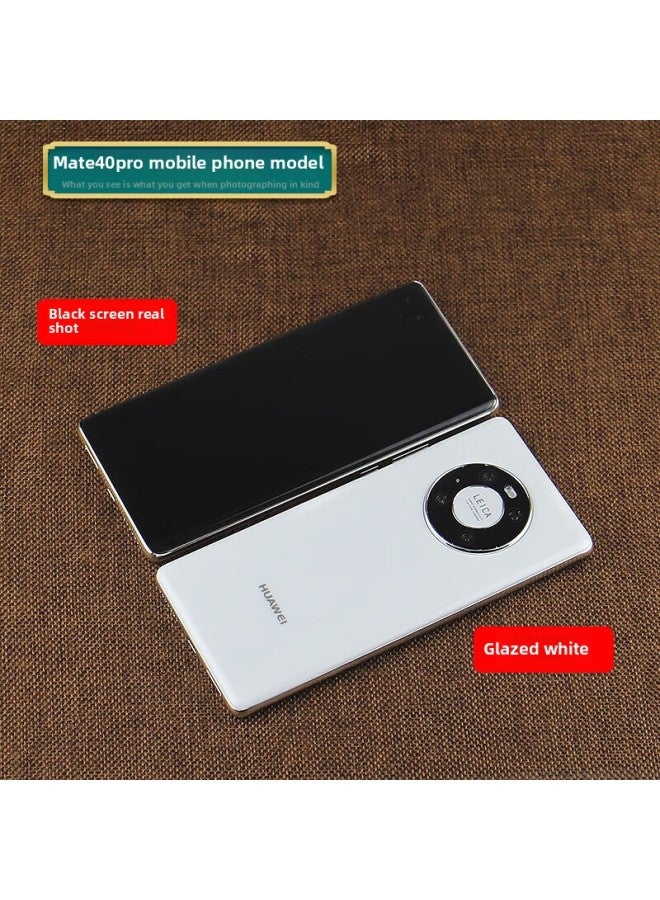 BA Gang Mobile Phone Model Is Suitable For Huawei MATE40PRO Mobile Phone Model For Huawei MATE40 Model Machine Imitation-Applicable Models:Black Screen-mate40 White  - Image 1