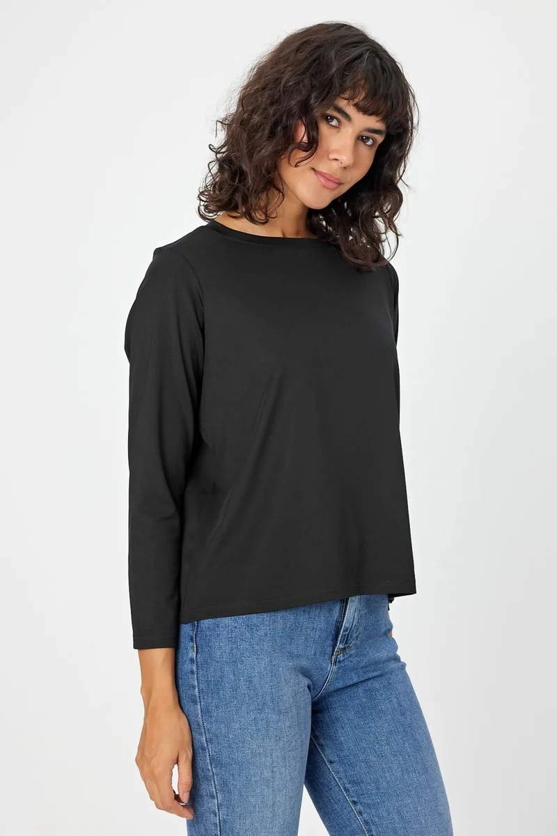 الكسندر جاردي Alexandergardi Long Sleeve Mercerized Fabric T-Shirt (AGSWEAT00)